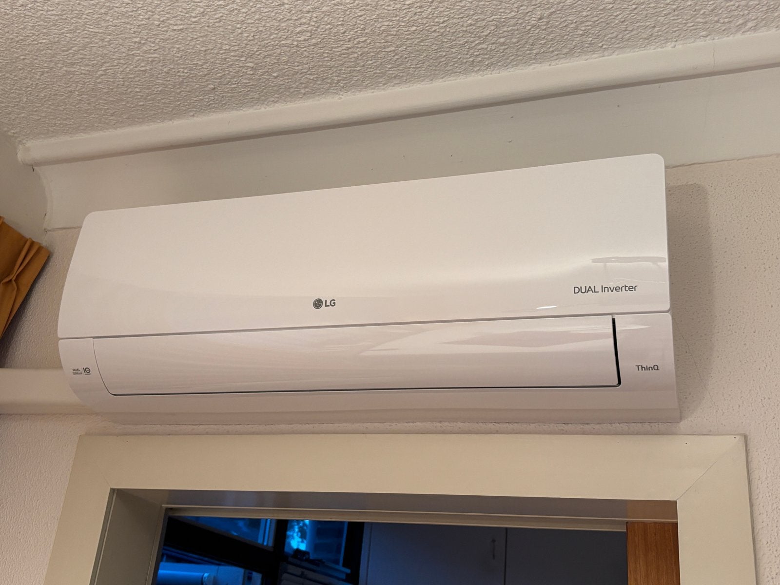 LG Dual Inverter Wandairco - Zo goed als nieuw, Ophalen, Minder dan 60 m³, 3 snelheden of meer, Zo goed als nieuw