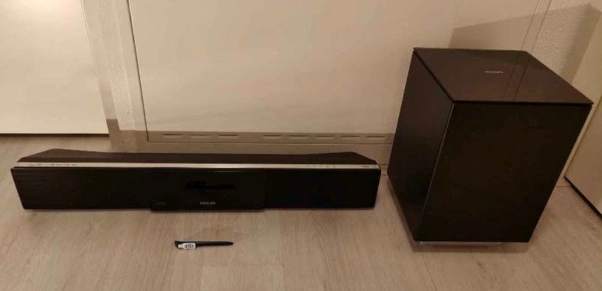 Philips HTS8100 Home Cinema – Soundbar + Subwoofer 120W, Ophalen, 5.1-systeem, 70 watt of meer, Philips