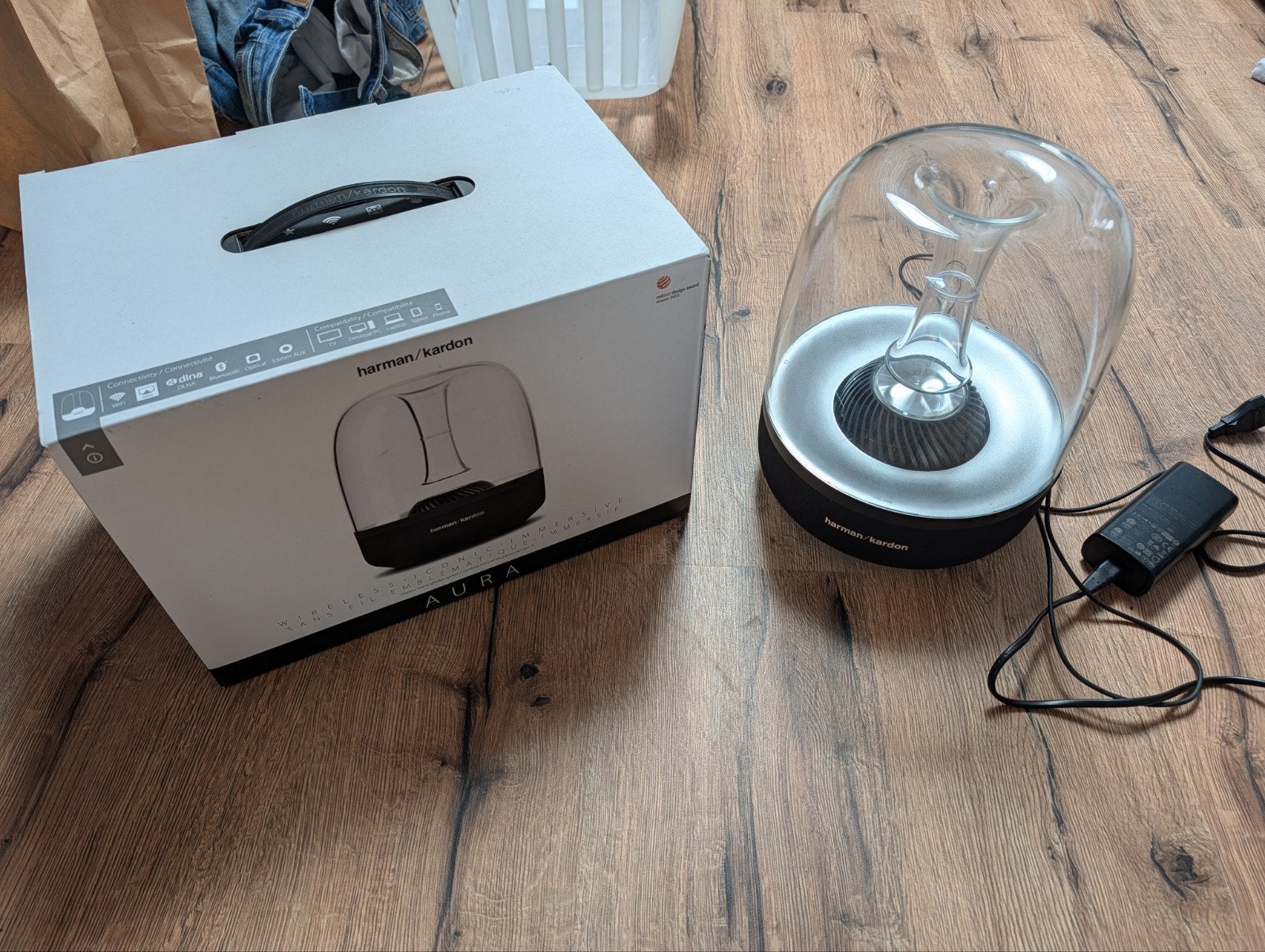 Harman Kardon Aura zonder gebreken, Bluetooth, Overige typen, Ophalen of Verzenden, Zo goed als nieuw