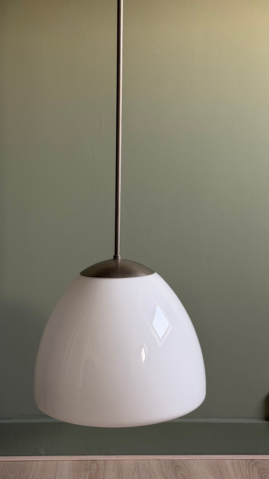 Vintage art deco schoollamp pendellamp hanglamp Gispen XXL, Huis en Inrichting, Lampen | Hanglampen, Jaren '30 Gispen, Gebruikt