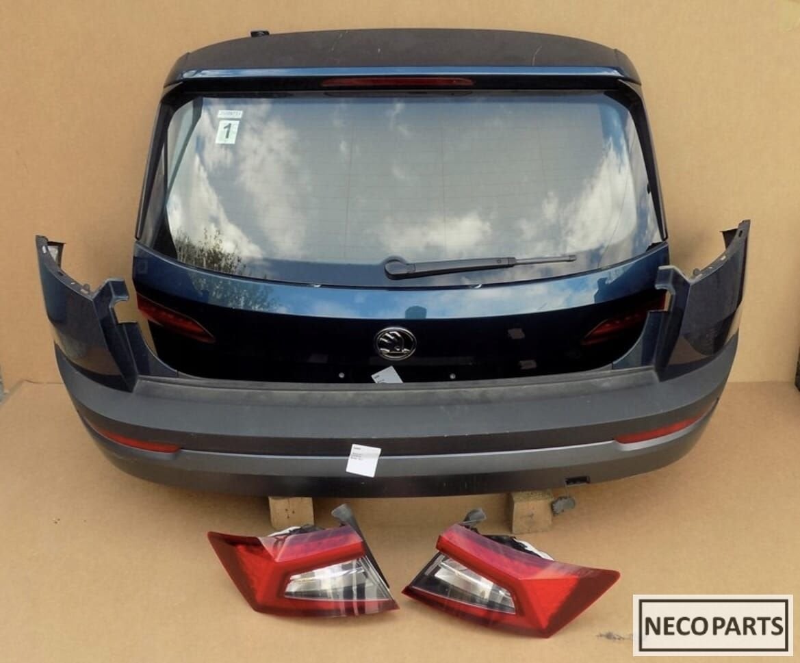 SKODA KAROQ ACHTERKLEP ACHTERBUMPER ACHTERLICHTEN LW5Q, Gebruikt, -, -, Ophalen of Verzenden