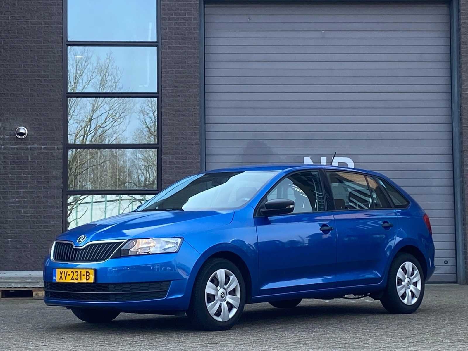 Skoda Rapid Spaceback 1.2 TSI Grt Drive, XV-231-B, Gebruikt, Euro 6, Blauw, 49 €/maand