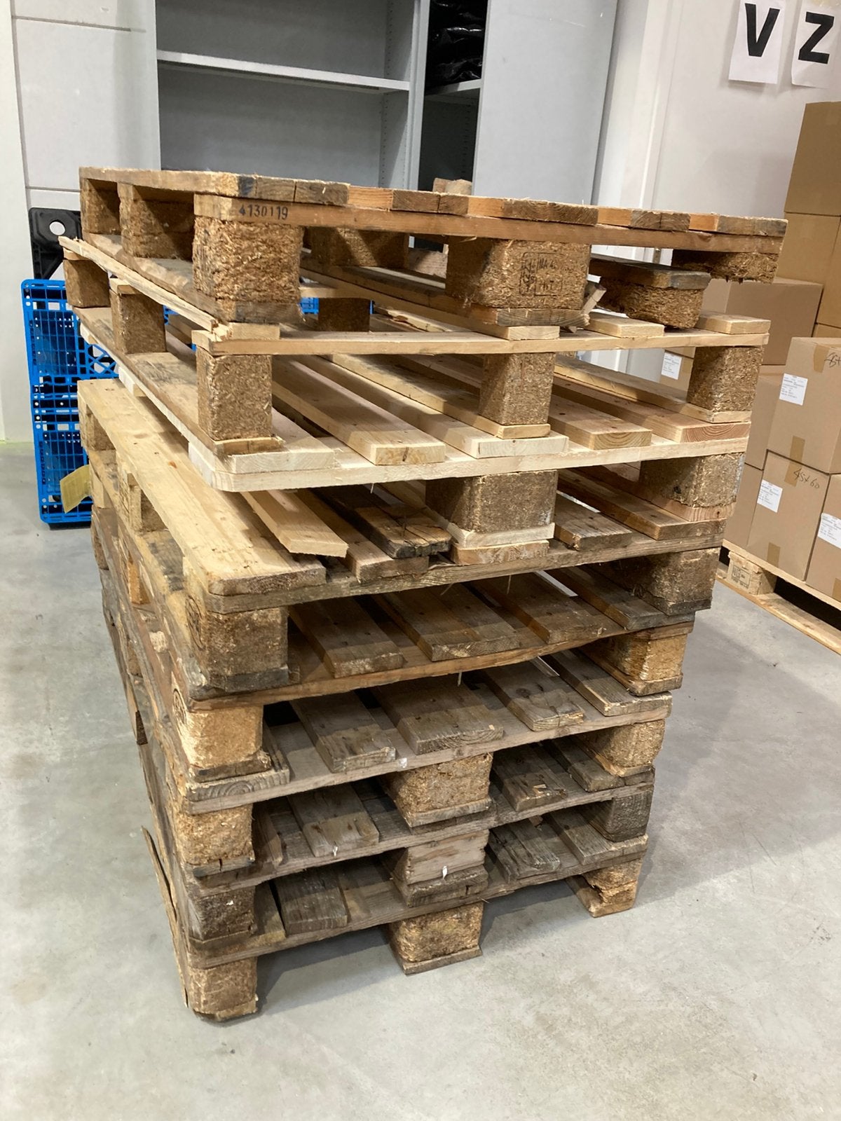 Gratis europallets, Doe-het-zelf en Verbouw, Hout en Planken, Ophalen, 25 tot 50 mm, Zo goed als nieuw, Pallet