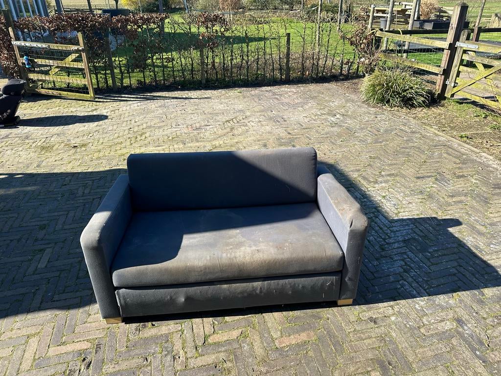 Slaapbank - Gebruikt, opknapper, Gebruikt, Tweepersoons, Ophalen of Verzenden, Overige maten