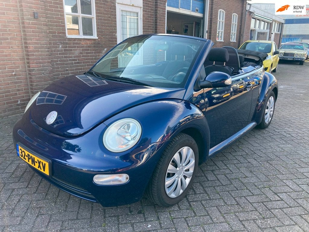 Volkswagen New Beetle Cabriolet 2.0 Highline Bj 2003, Car Pl, Auto's, Volkswagen, Voorwielaandrijving, Stof, Gebruikt, Beetle (Kever)