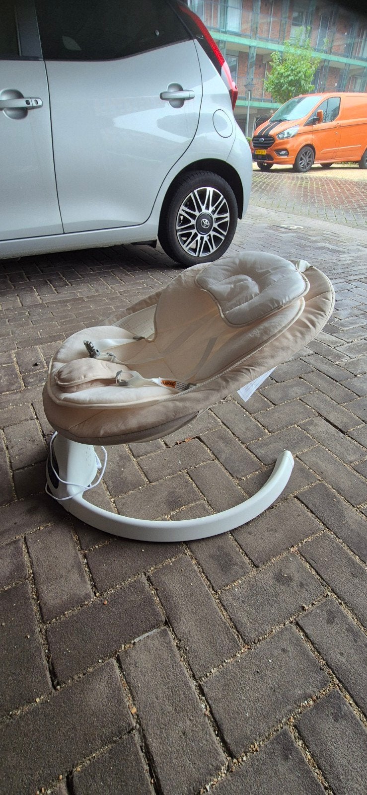 Comfortabele Baby Schommelstoel met Muziek en Timer, Ophalen, Zo goed als nieuw