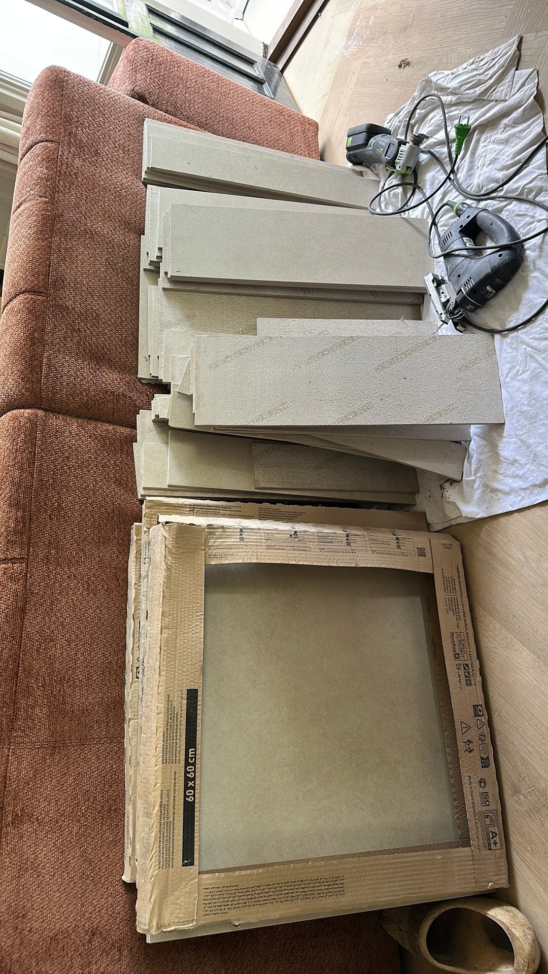 Badkamer tegels, Doe-het-zelf en Verbouw, Ophalen, Nieuw, Minder dan 80 cm, Overige typen