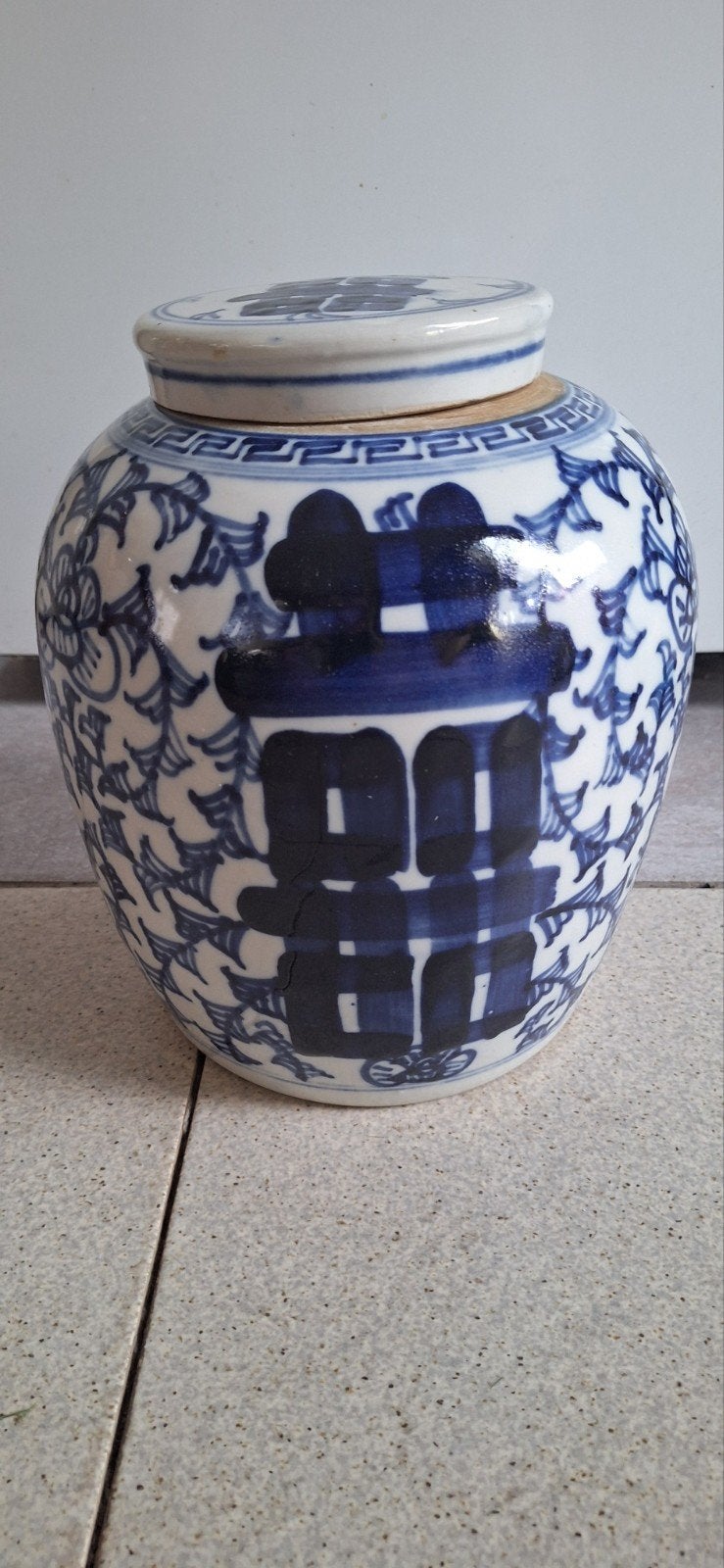 Antieke Chinese gemberpot., Ophalen