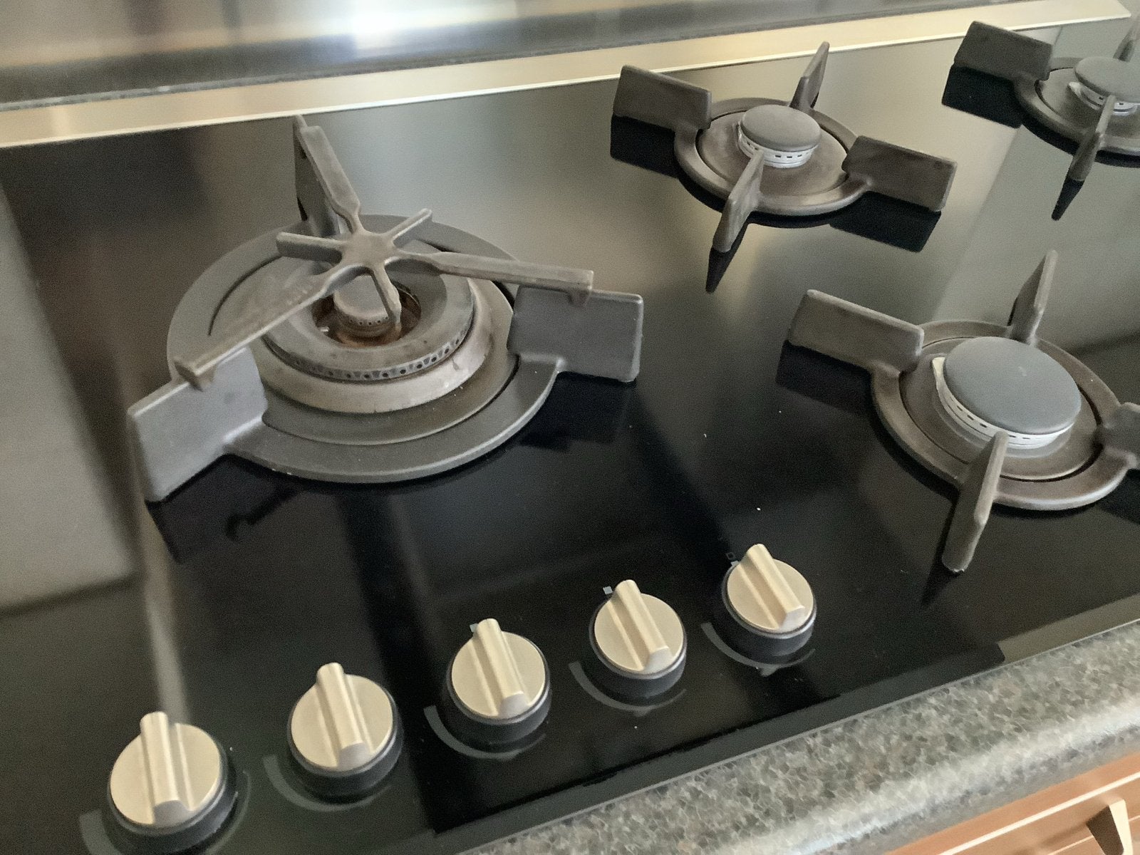 Nette 5-pits gaskookplaat ATAG, Ophalen, Gebruikt, Inbouw, Gas