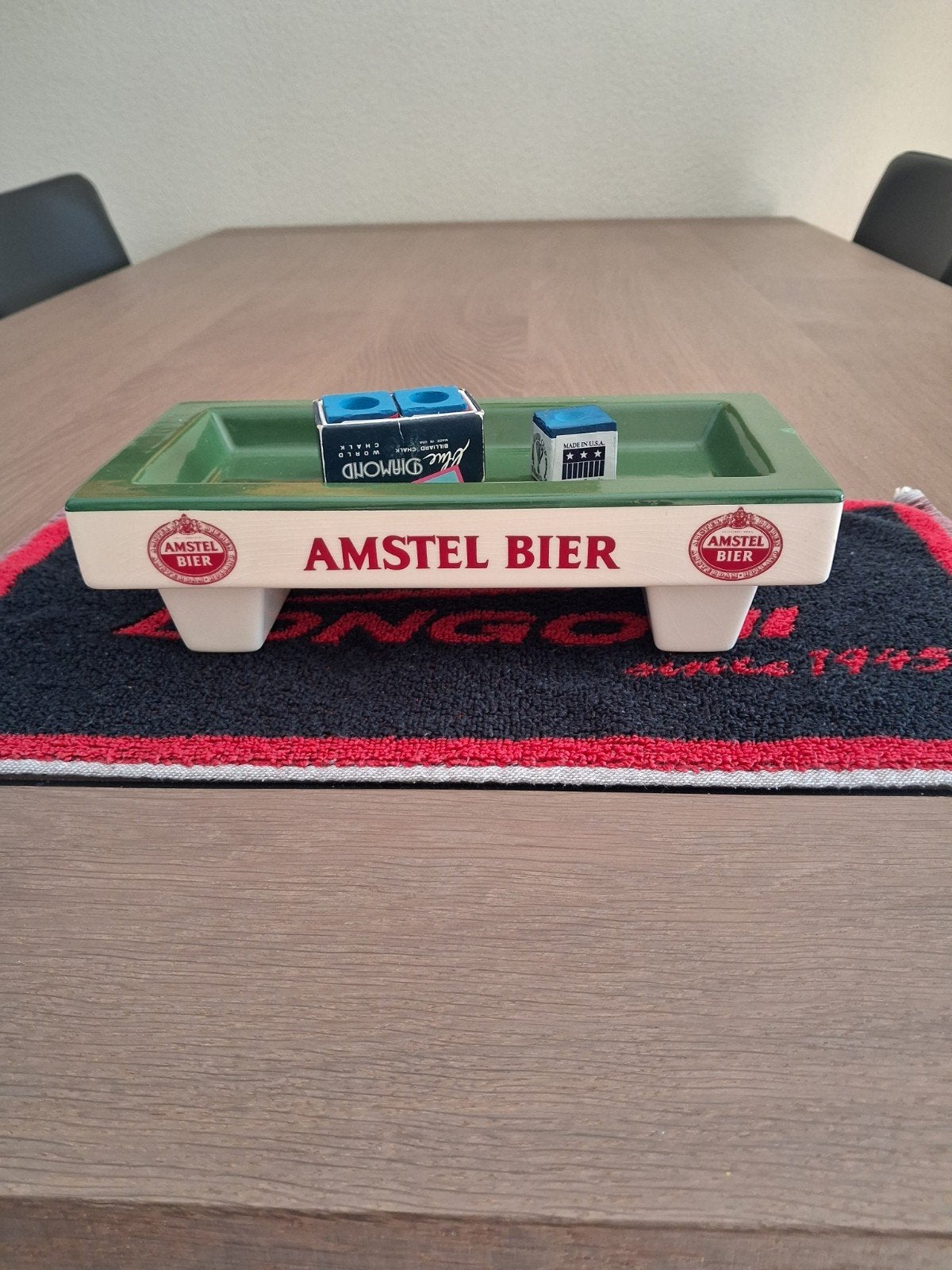 Aardewerk decoratief biljarttafeltje., Ophalen of Verzenden, Gebruikt, Overige typen