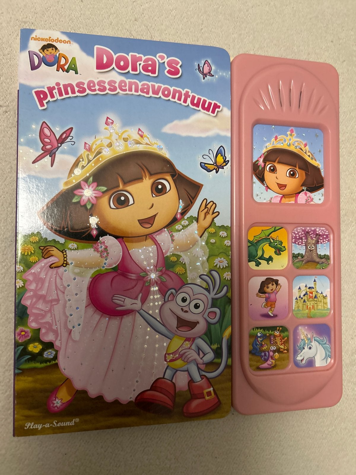 Dora's Prinsessenavontuur Muziekboekje, Ophalen of Verzenden, Zo goed als nieuw, Sprookjes