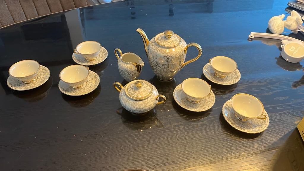 Winterling Marktleuthen Bavaria Porseleinen Theeservies, Antiek en Kunst, Antiek | Servies compleet, Ophalen