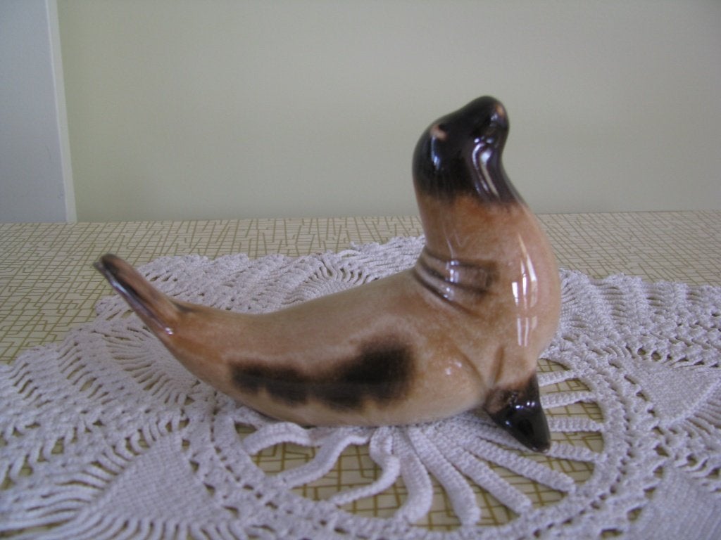 Porselein in kleur * Goebel seal # zeehond * 3651607 *, Antiek en Kunst, Ophalen of Verzenden
