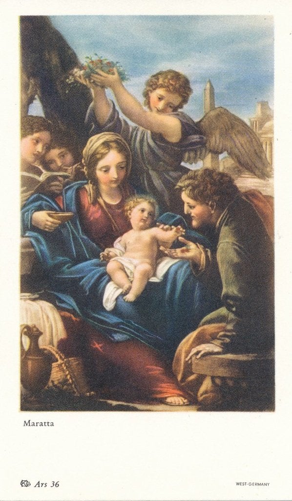 24 erg mooi devotieprentjes Maria en Kind, Ophalen of Verzenden, Zo goed als nieuw, Kaart of Prent, Christendom | Katholiek