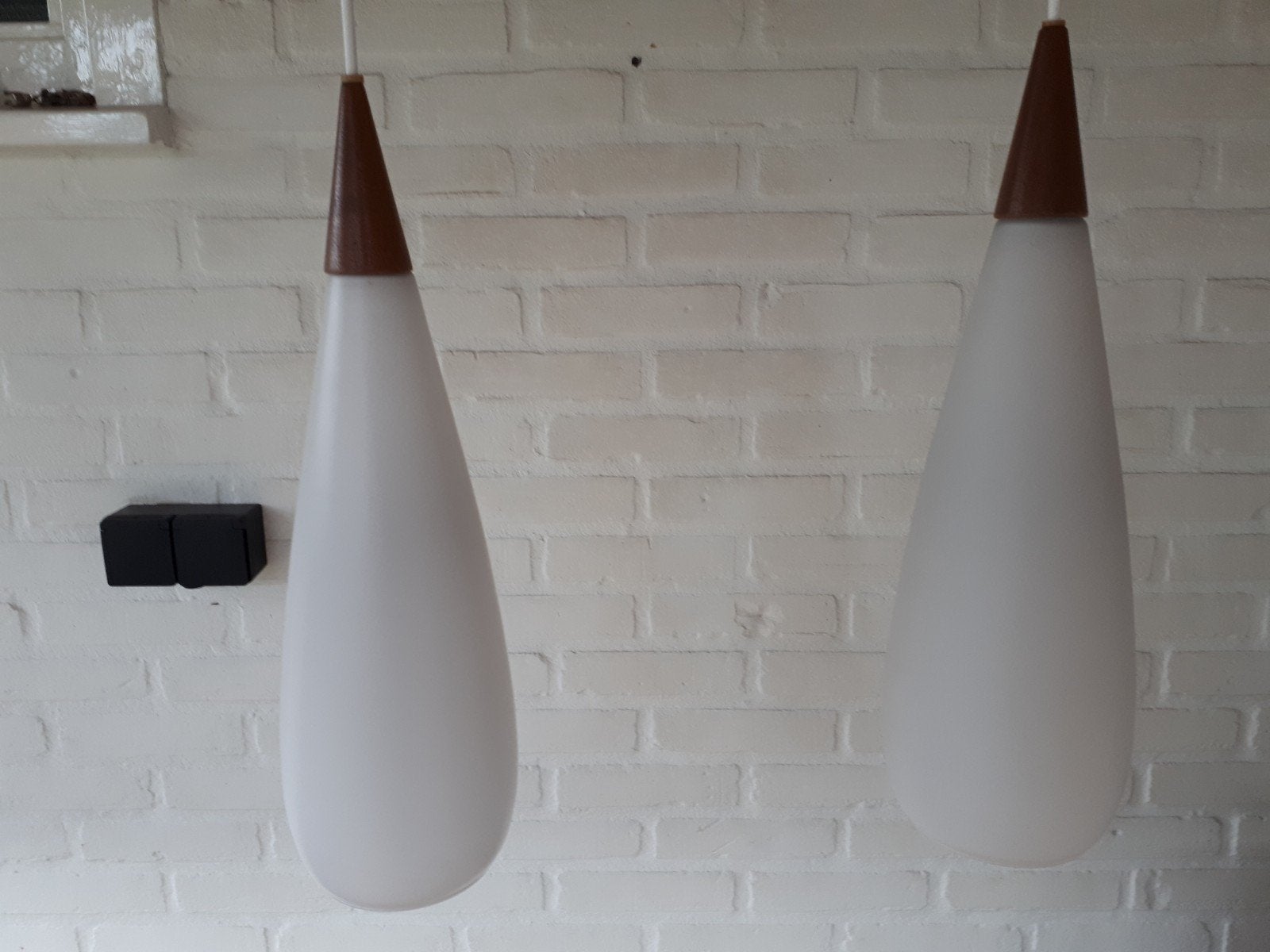 Vintage retro hanglampen Deens Design Mid Century jaren 60., Ophalen of Verzenden, Huis en Inrichting