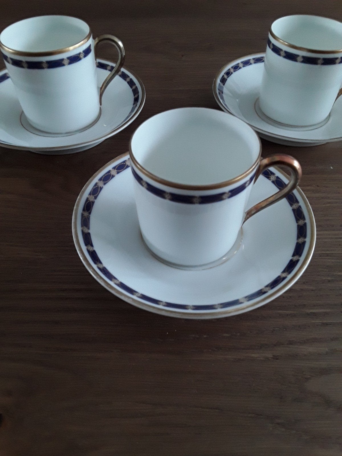 3 mokka kop en schotels Rosenthal., Ophalen of Verzenden