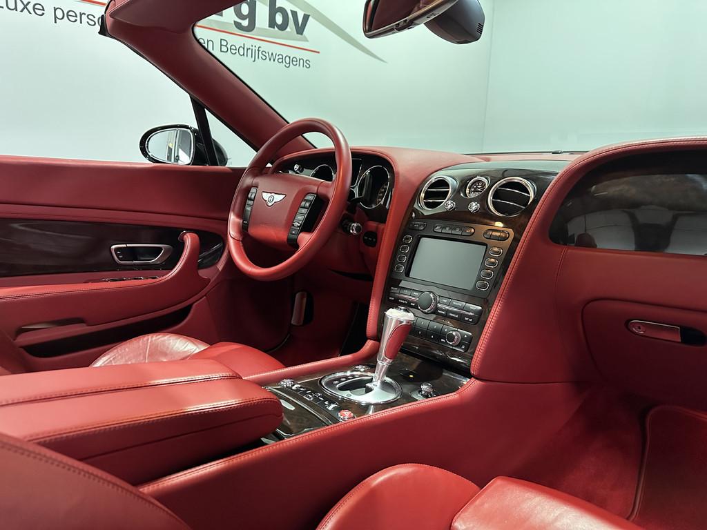 Bentley Continental GTC 6.0 W12 - Leder - Memory - Camera -, Auto's, Automaat, Gebruikt, 4 stoelen, Zwart