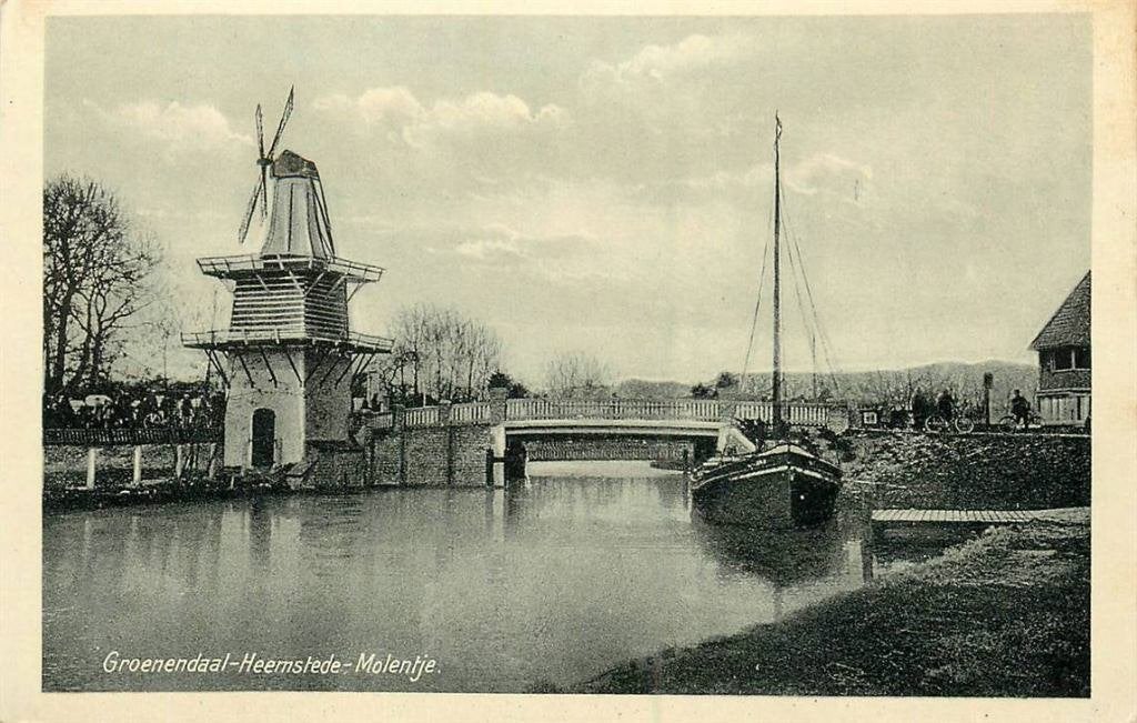 388-513-041 Heemstede Groenendaal Molentje, Verzenden, Voor 1920, Noord-Holland