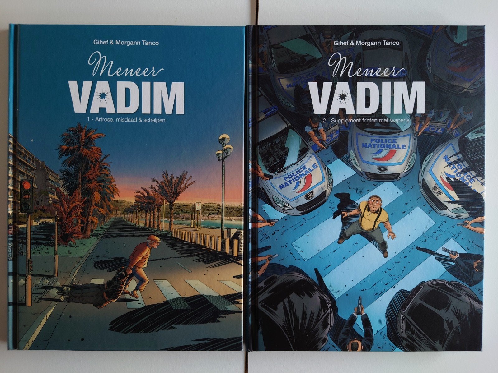 Meneer Vadim 1-2 HC Saga stripboeken, Meerdere stripboeken, Ophalen of Verzenden, Zo goed als nieuw
