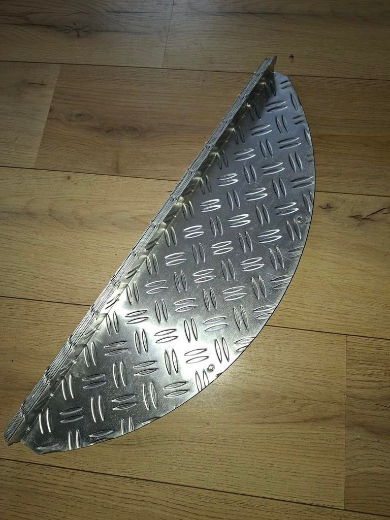 12 gebruikte traptreden van aluminium, Ophalen of Verzenden, Gebruikt, Trap, Minder dan 2 meter