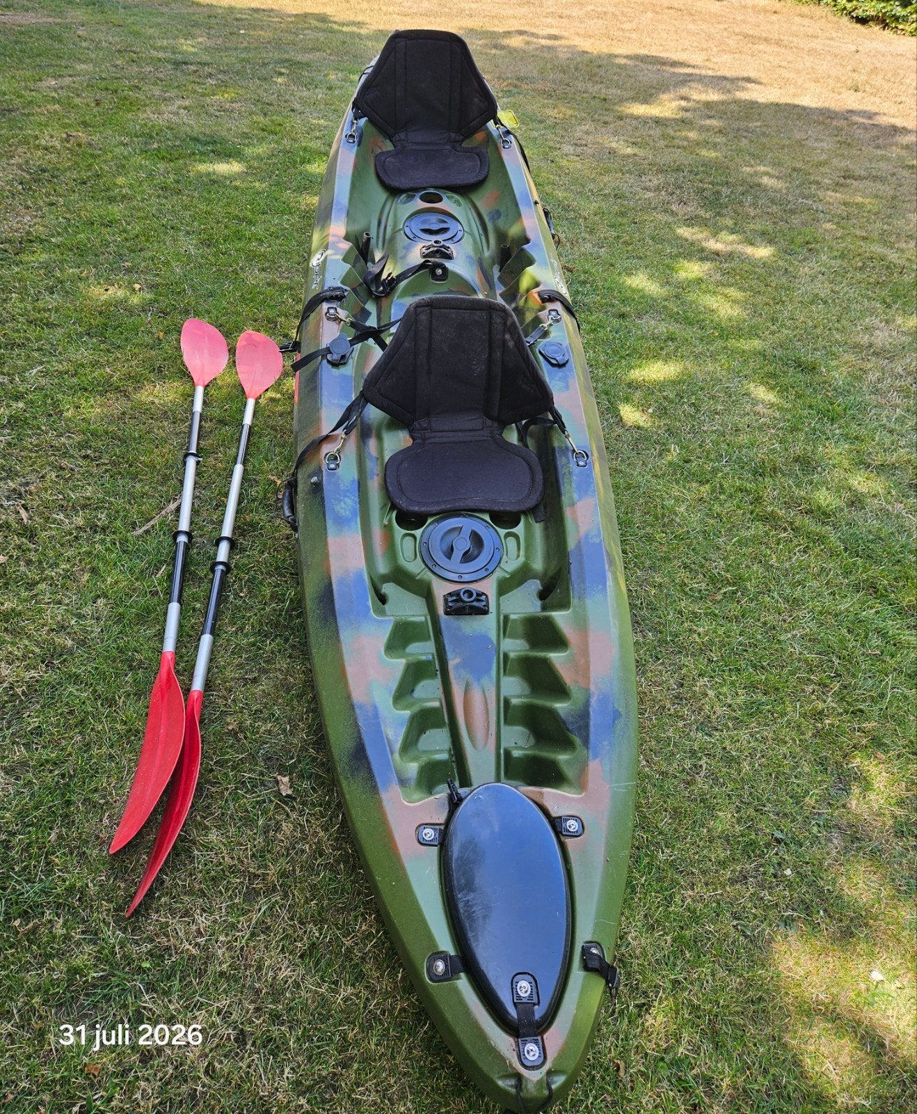 kano voor 2 of 3 personen / boot, Ophalen, Gebruikt, Met peddels, Twee personen
