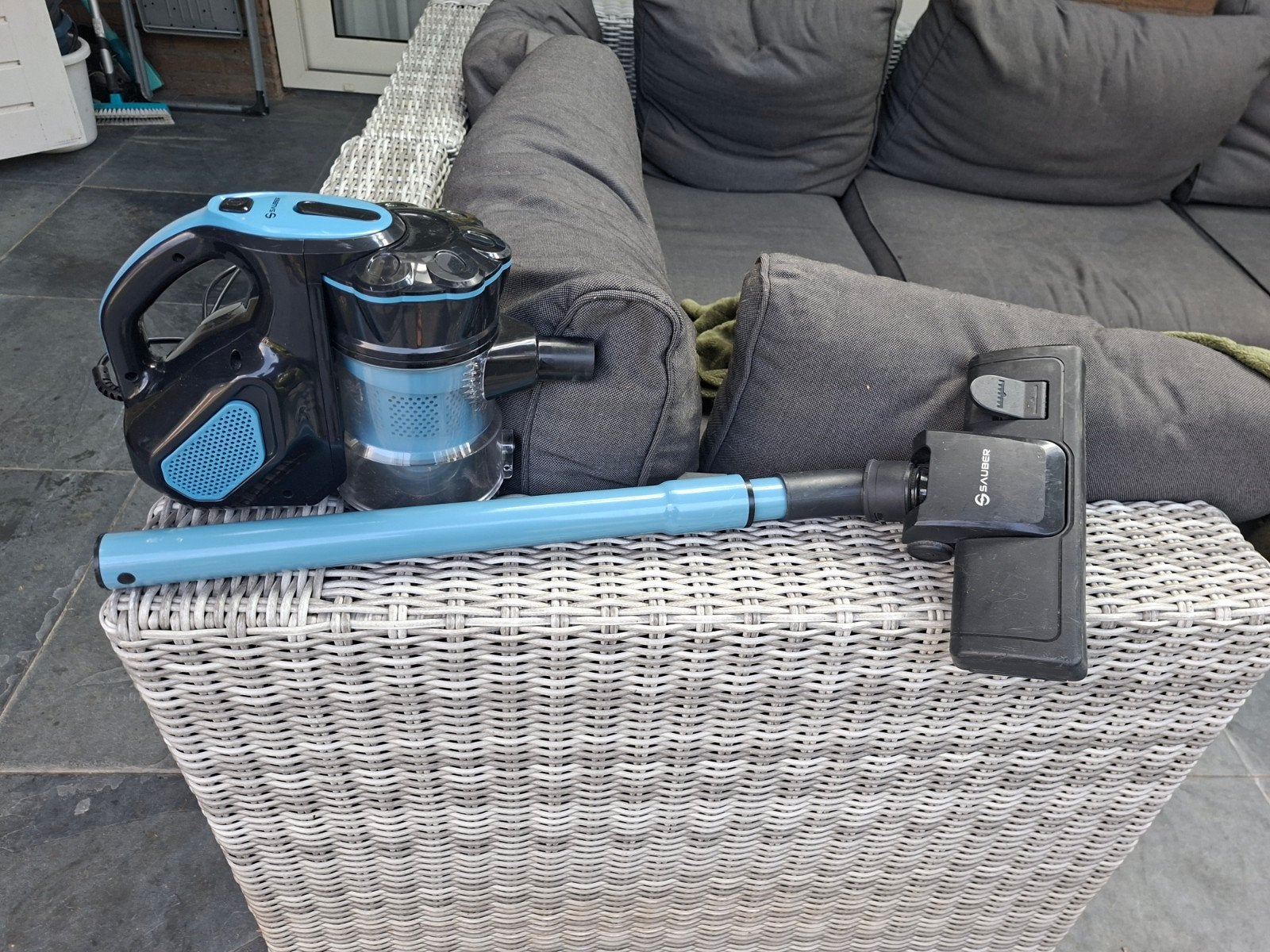 Steel stofzuiger met snoer voor boot of caravan, Ophalen of Verzenden, Gebruikt