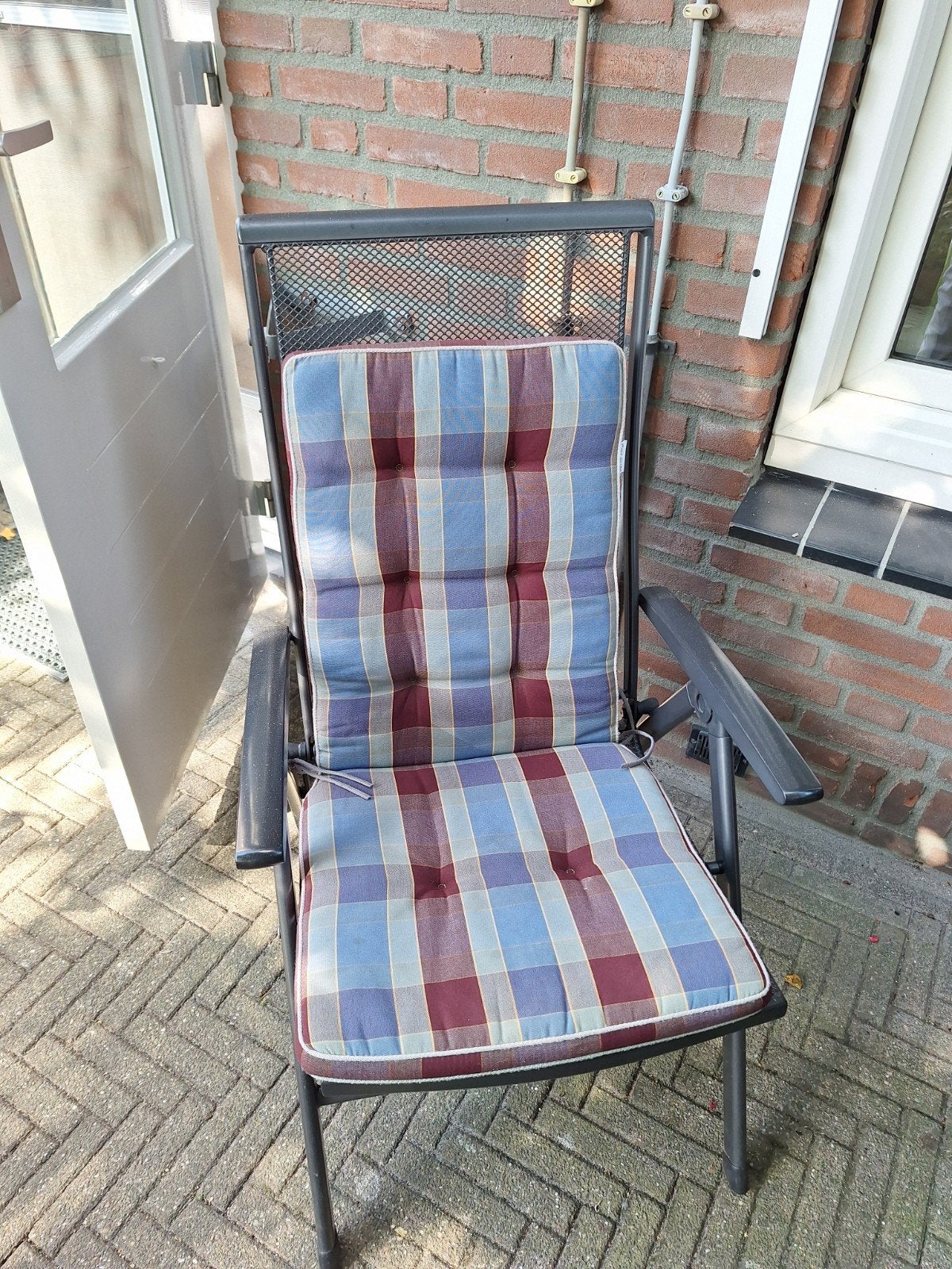 Te koop 6x tuin stoelkussens samen voor 10,00, Ophalen