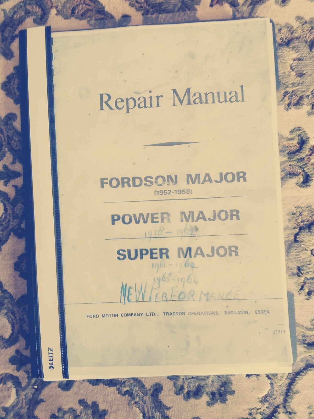 Reparatiehandleiding Fordson Major, Power Major, Super Major, Ophalen of Verzenden
