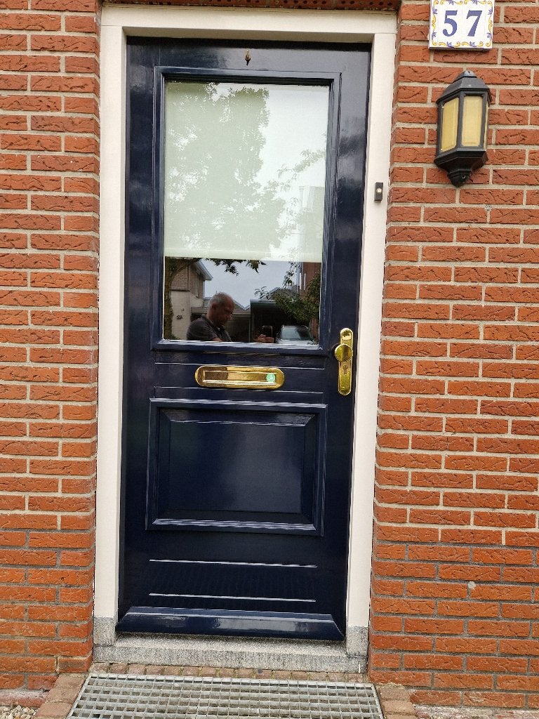 Hardhouten voordeur, Ophalen, Gebruikt, 80 tot 100 cm, Buitendeur