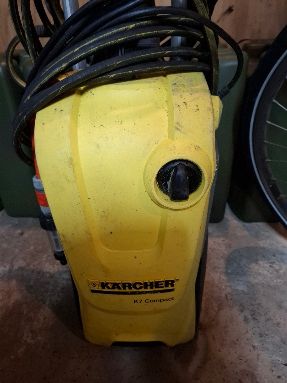 Kärcher K7 Compact hogedrukreiniger met accessoires, Tuin en Terras, Ophalen, Gebruikt, Elektrisch, Kärcher