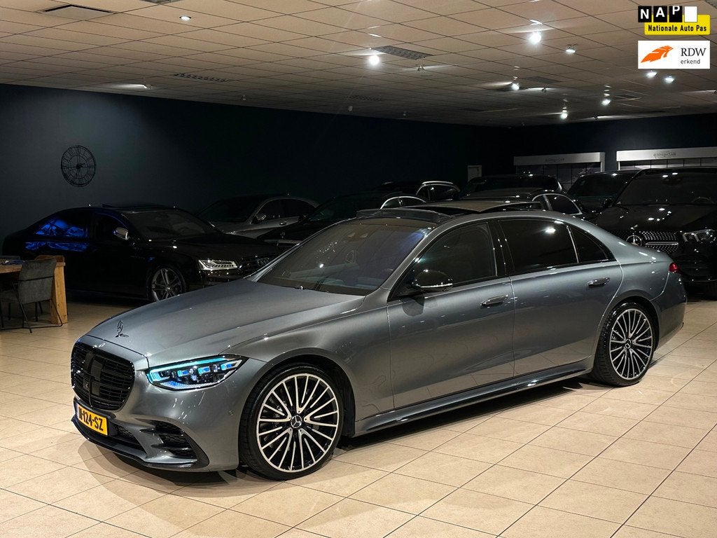 Mercedes-Benz S-klasse S400 d 4MATIC LANG AMG/3xTV/MASSAGE/4, Auto's, Automaat, 15 km/l, Gebruikt, 2925 cc