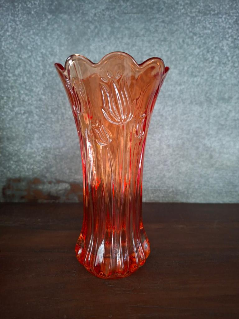 Tulpenvaasje, Huis en Inrichting, Woonaccessoires | Vazen, Ophalen of Verzenden, Glas, Minder dan 50 cm