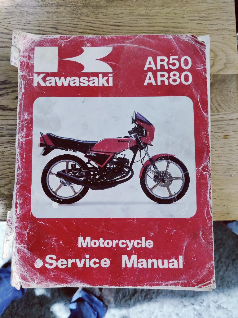 service handboek Kawasaki AR50/80, Ophalen of Verzenden, Kawasaki