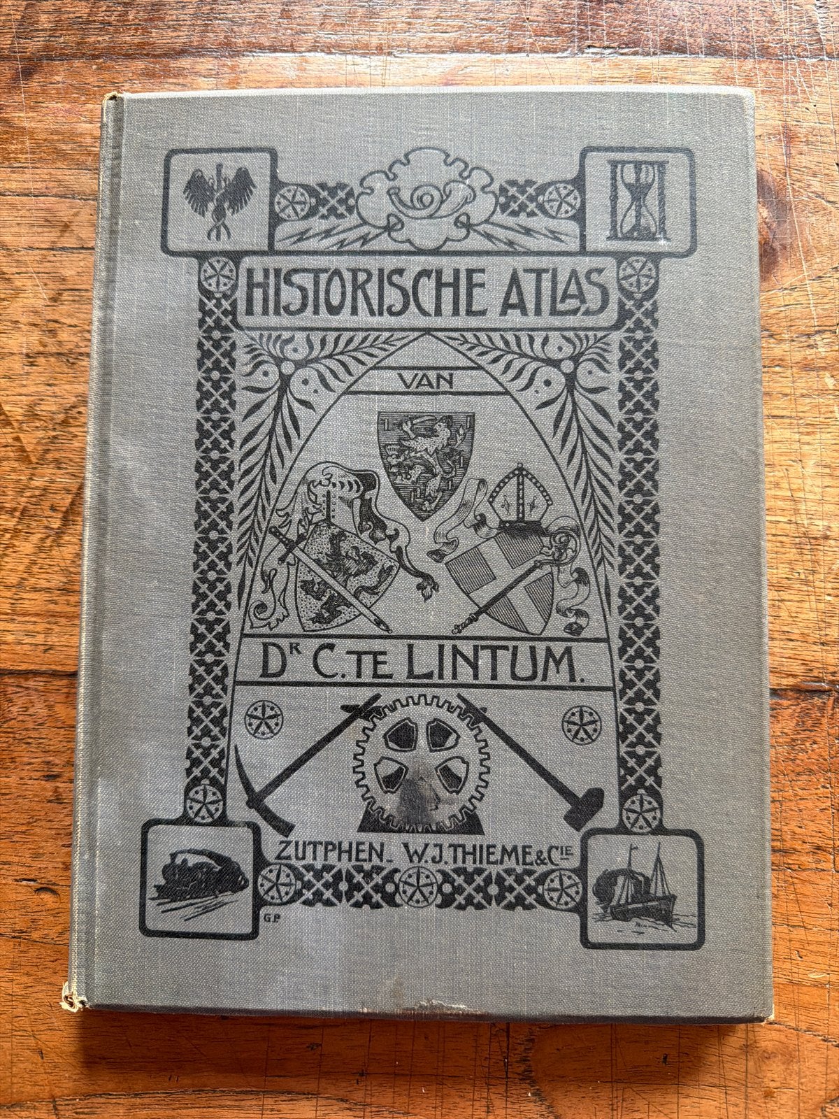Historische Atlas door Dr. C. Te Lintum - 2e Druk, Gelezen, Overige atlassen, Ophalen of Verzenden, 1800 tot 2000