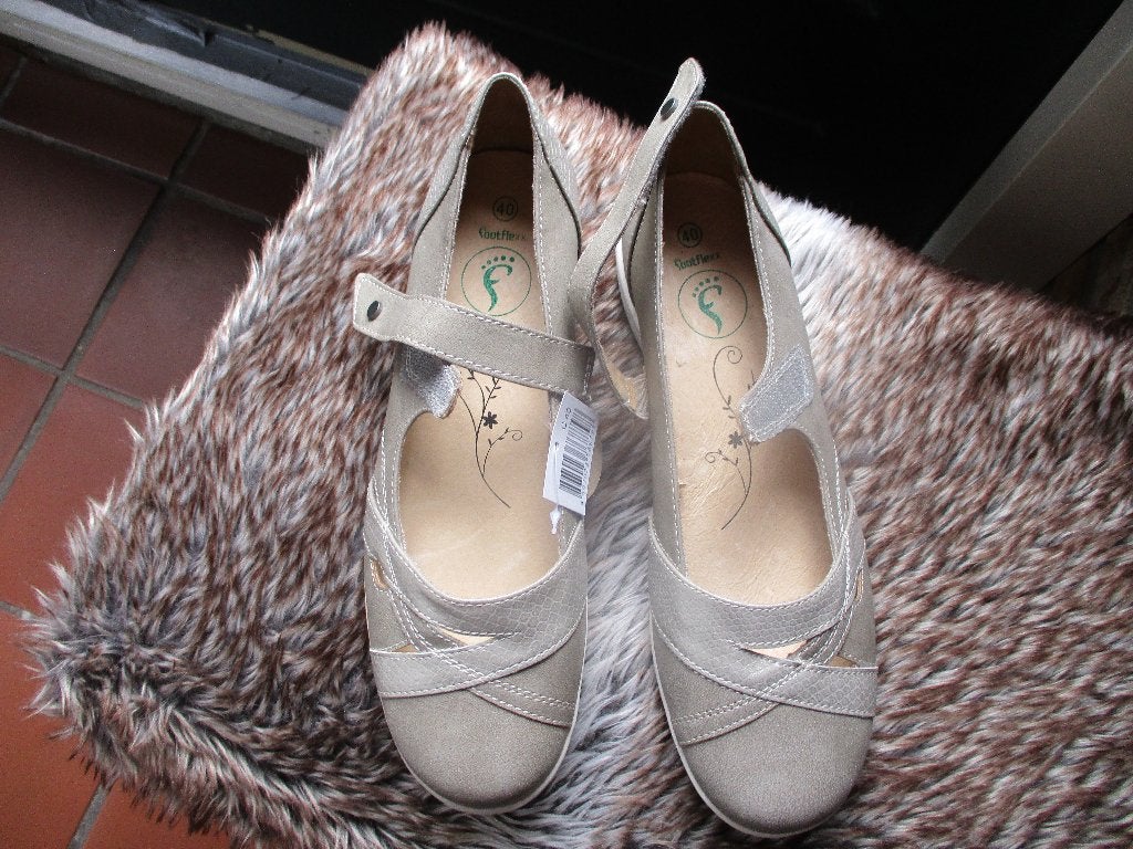 mj/FOOTFLEXX/schoenen/maat 40/LEDER/NIEUW! met kaartje, Kleding | Dames, Schoenen, Schoenen met lage hakken, Verzenden, Nieuw