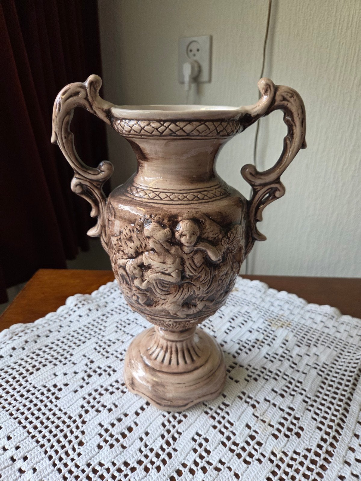 vintage Italiaanse  keramische vaas, Ophalen