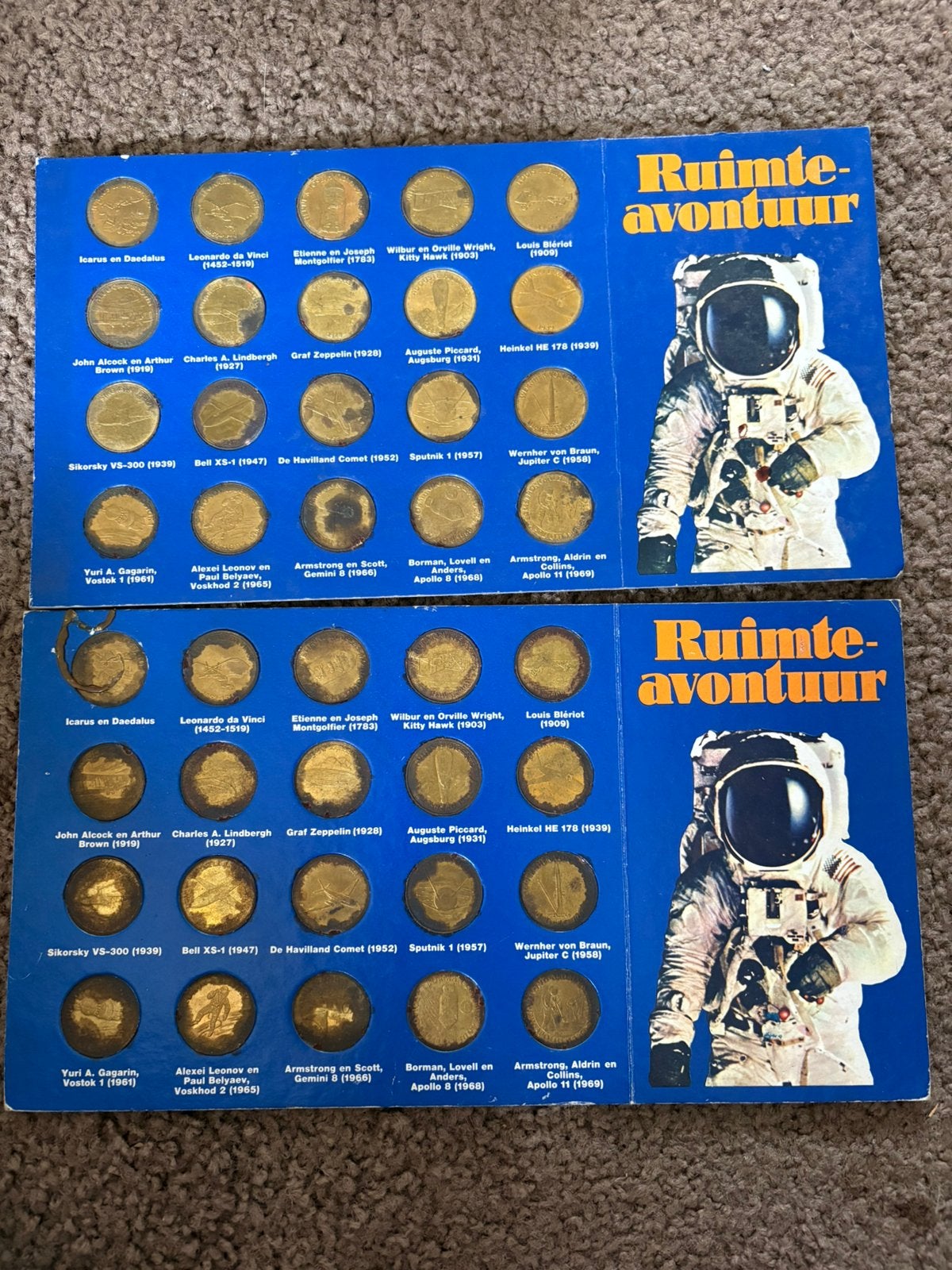Complete set shell ruimte avontuur uit 1969, Ophalen, Nederland, Munten