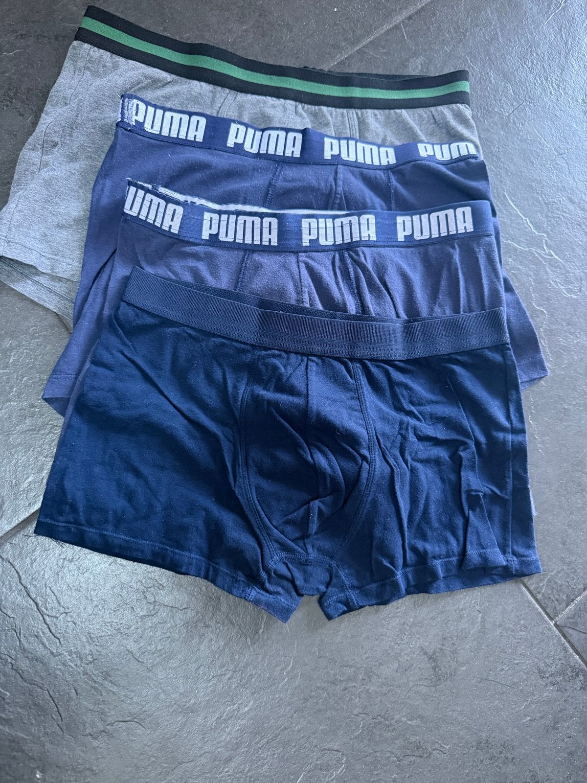 Puma Boxershorts Maat M Grijs en Blauw, Ophalen of Verzenden, Grijs, Boxer
