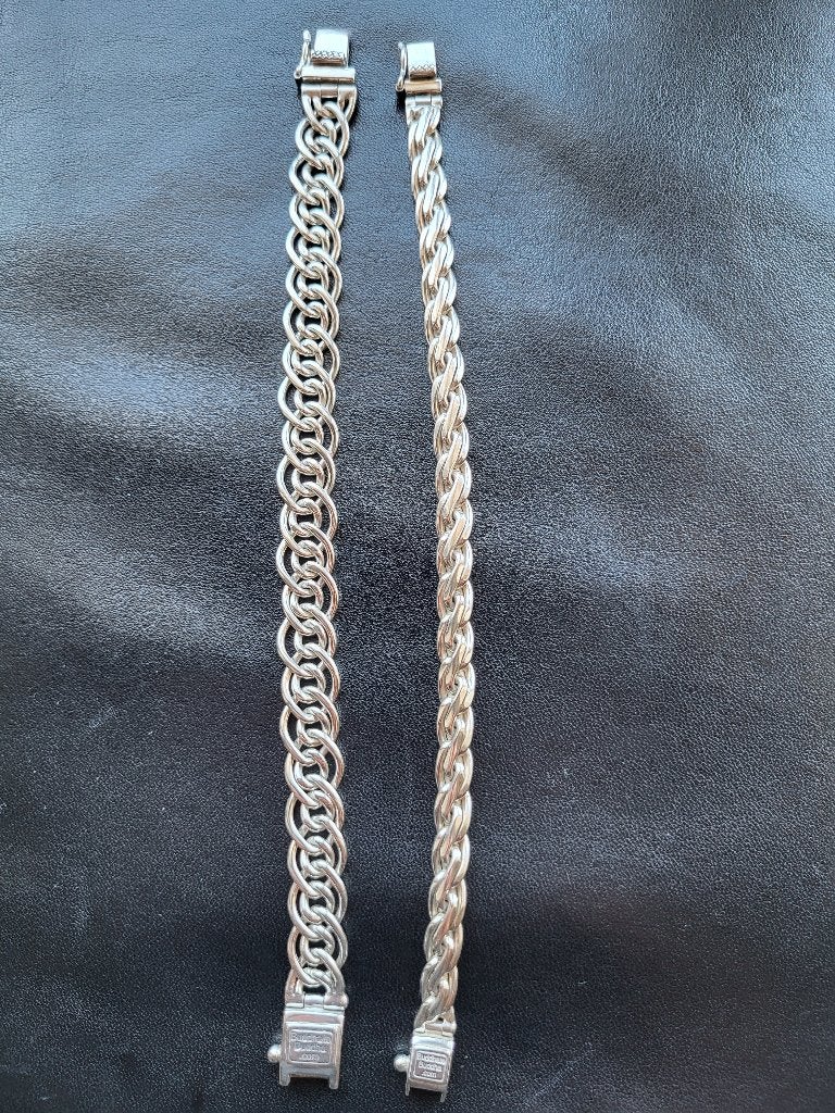 2 Buddha to Buddha armbanden, Sieraden, Tassen en Uiterlijk, Verzenden, Zo goed als nieuw, Zilver, Zilver