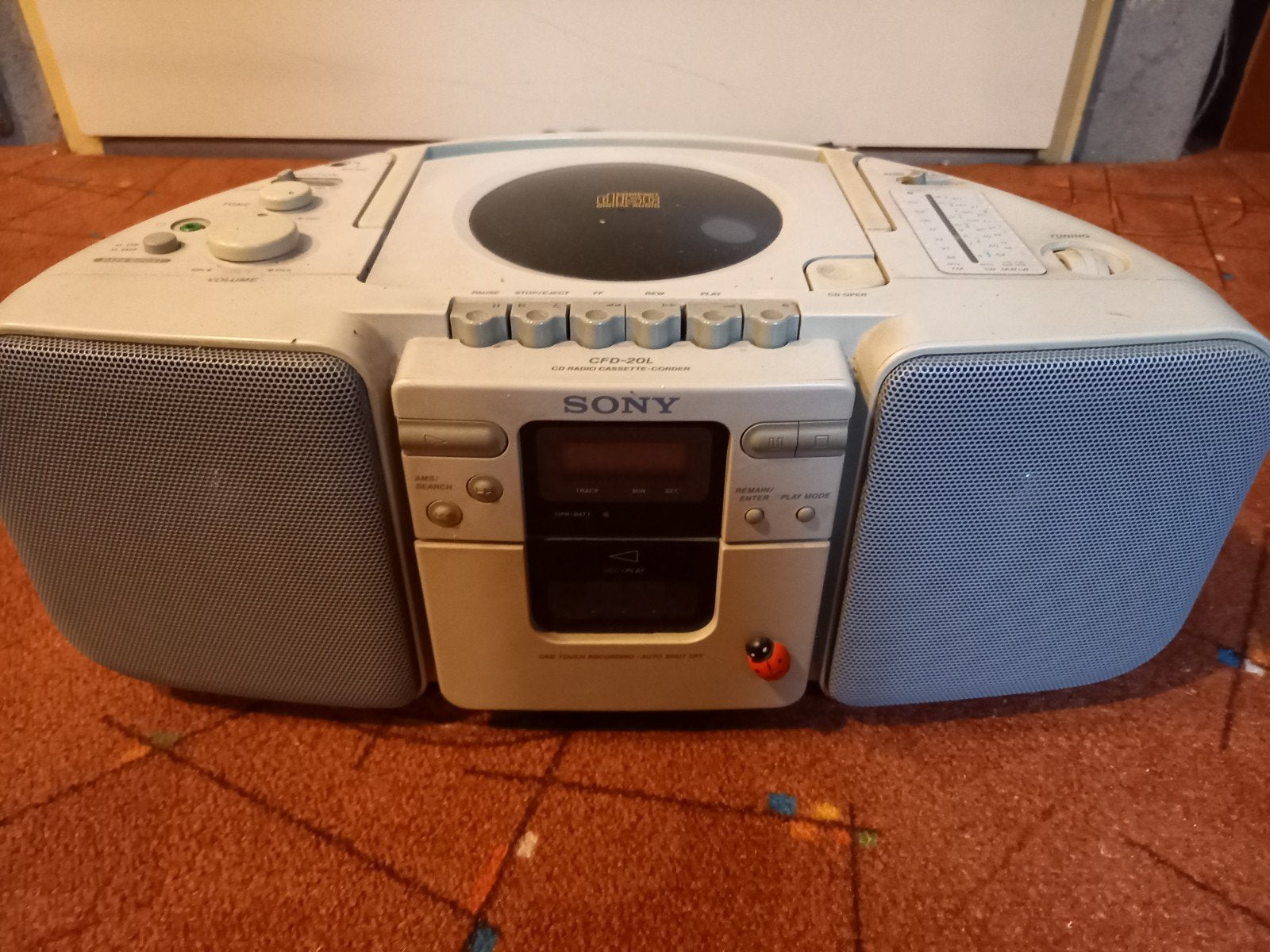 Sony CFD-20L Draagbare CD Radio Cassette Speler, Audio, Tv en Foto, Ophalen of Verzenden