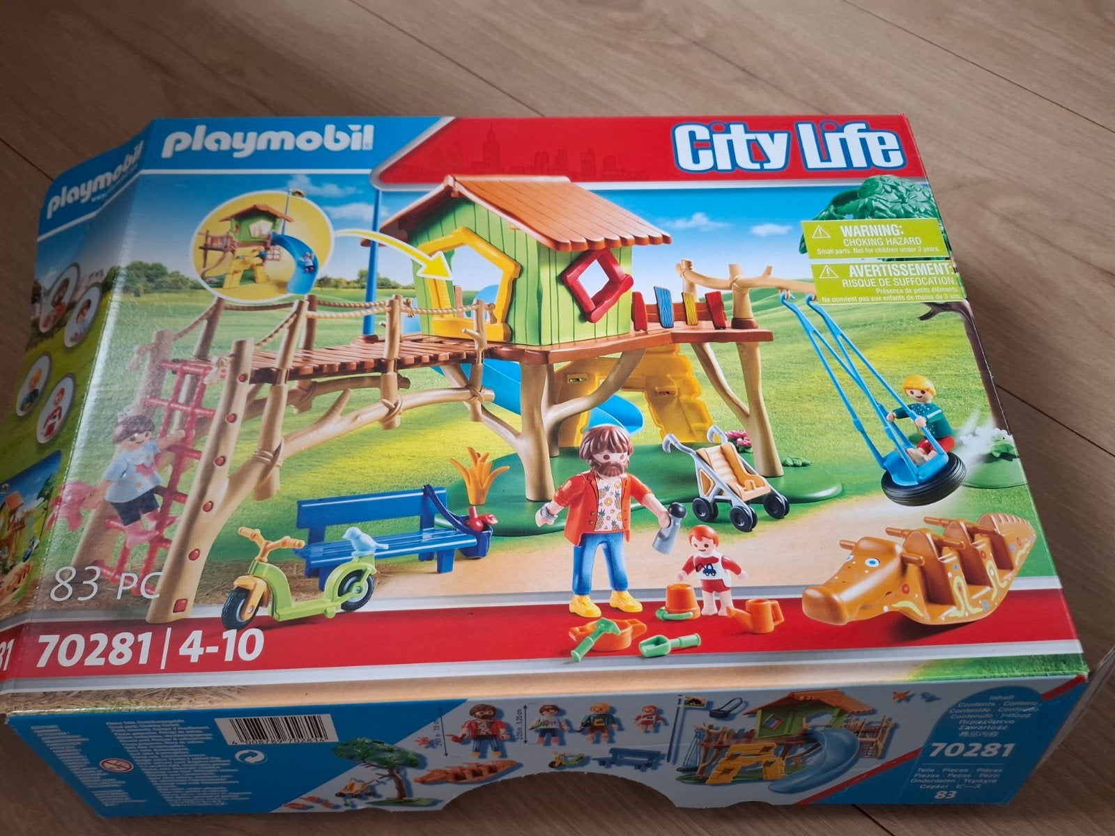 Playmobil City Life Boomhut met glijbaan en schommel, Ophalen of Verzenden, Zo goed als nieuw, Jongen of Meisje