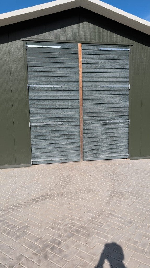 Garagedeuren, Ophalen, Gebruikt, Garagedeur, Hout