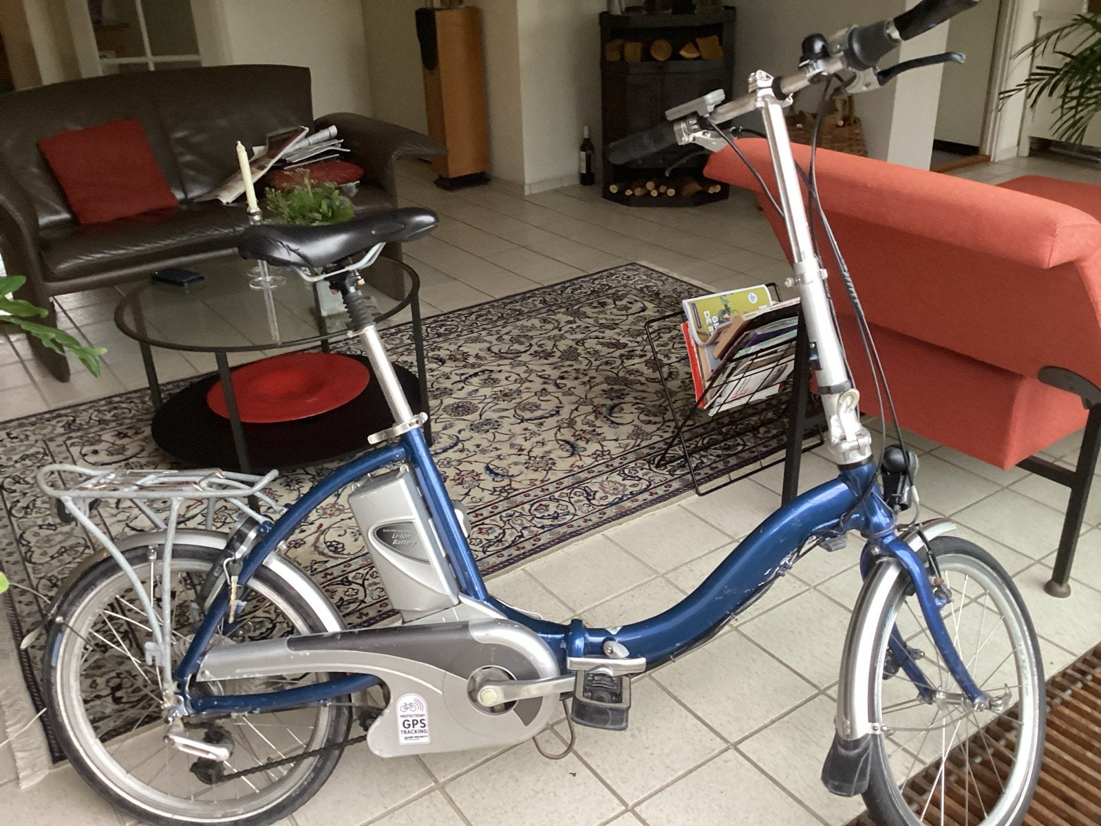 Flyer electrische vouwfiets, Fietsen en Brommers, Gebruikt, 47 tot 51 cm, 30 tot 50 km per accu, Ophalen