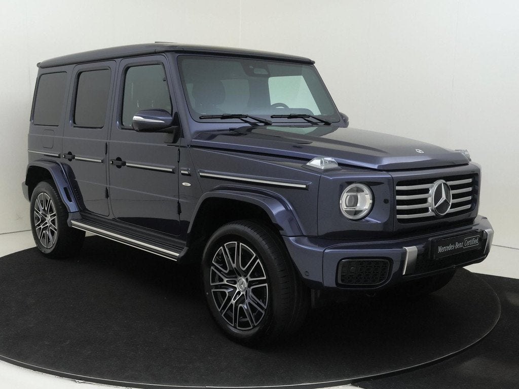 Mercedes-Benz G-klasse 580 met EQ-Technologie 116 kWh /Schui, Auto's, Mercedes-Benz, Automaat, Leder, Vierwielaandrijving, SUV of Terreinwagen