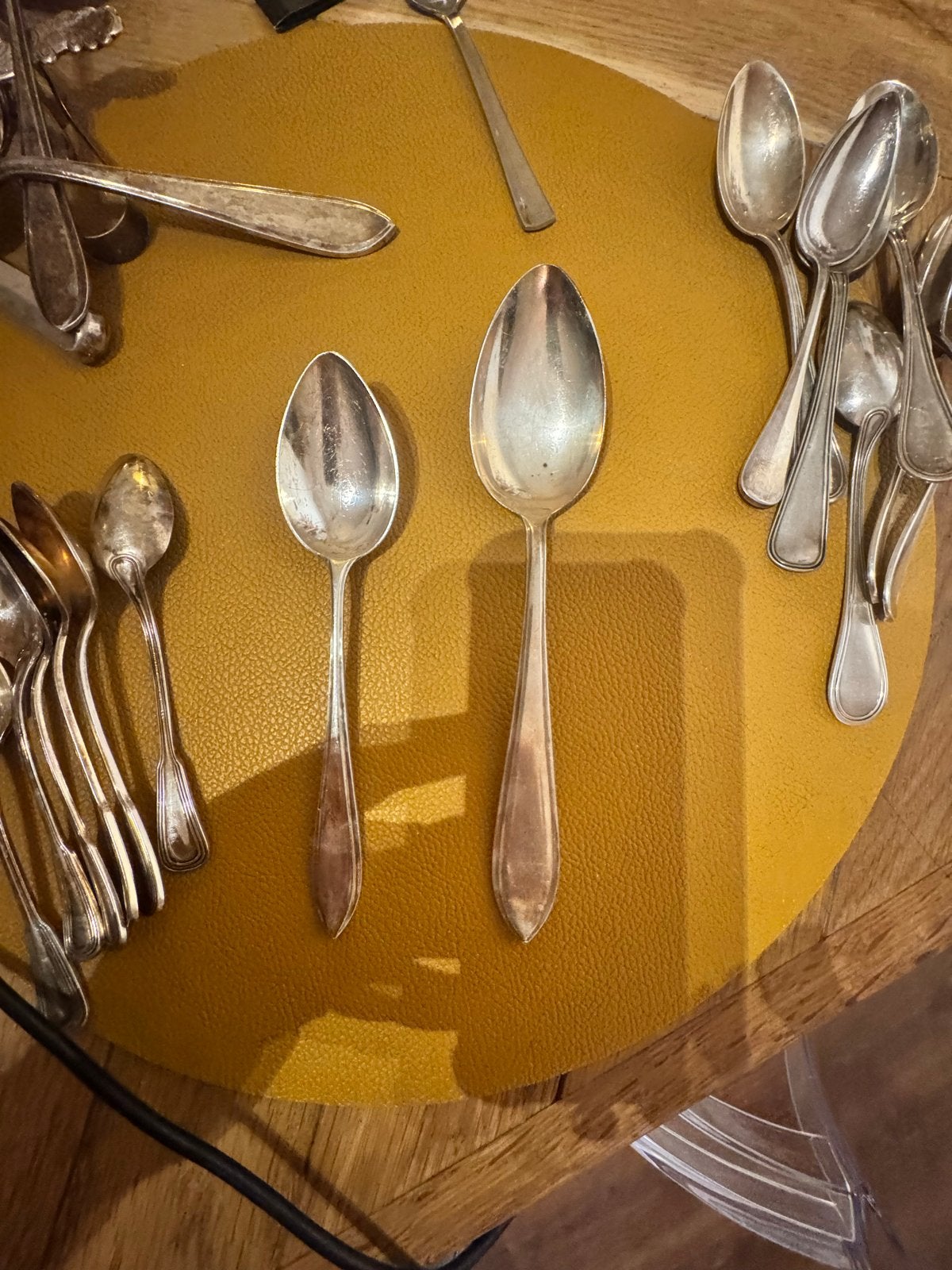 Diverse verzameling verzilverd bestek, Antiek en Kunst, Ophalen of Verzenden