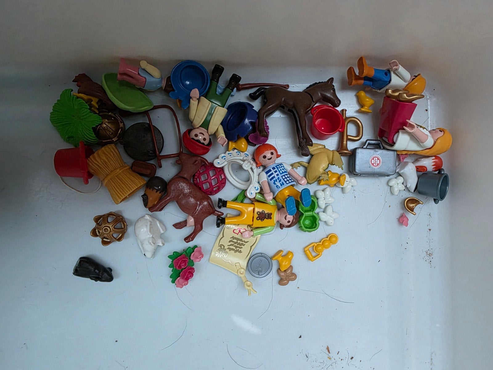 Playmobil poppetjes, paarden en accessoires, Ophalen, Gebruikt, Complete set, Overige typen