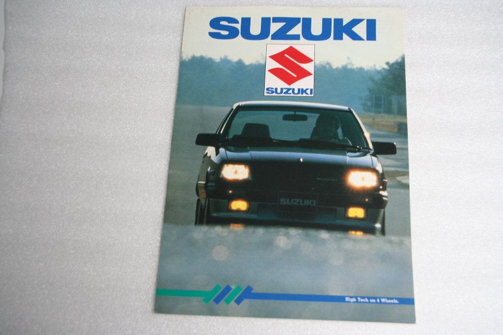 Folder Suzuki modellenoverzicht (1983) (6), Ophalen of Verzenden, Nieuw, Overige merken