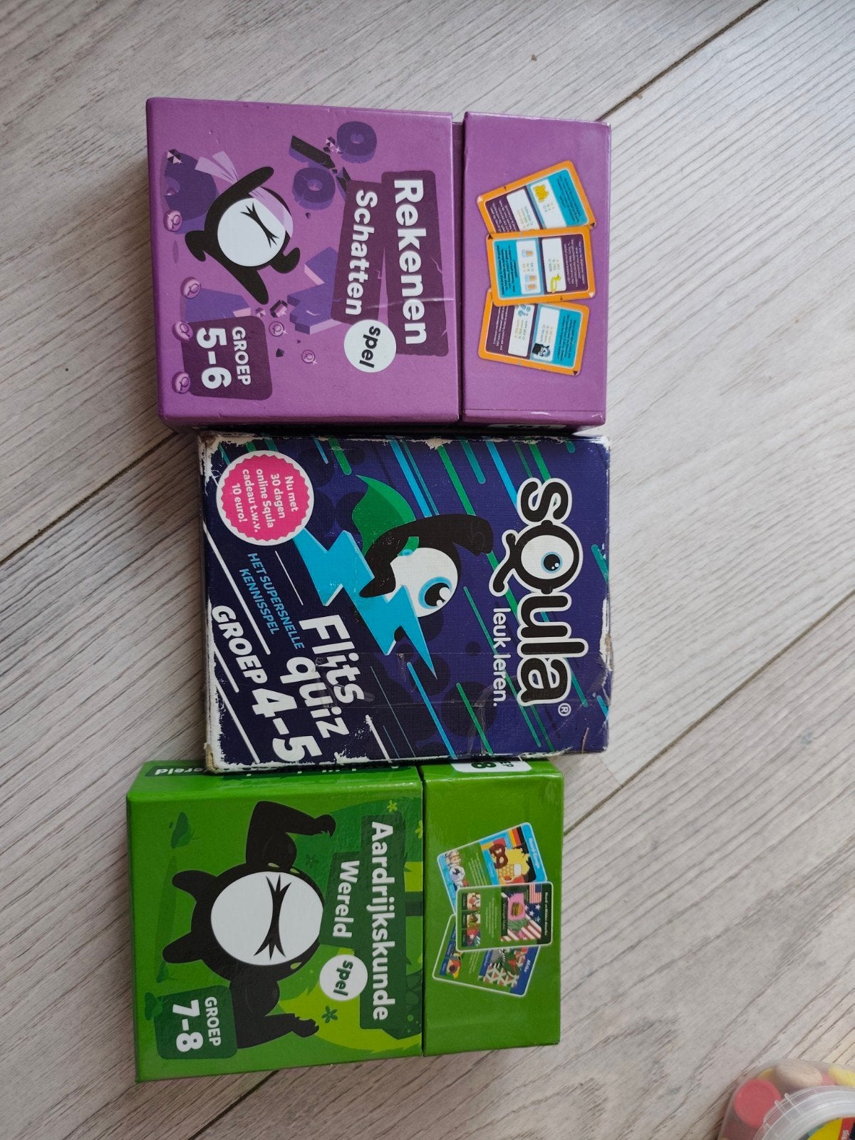 Squla kaart spelen, Ophalen