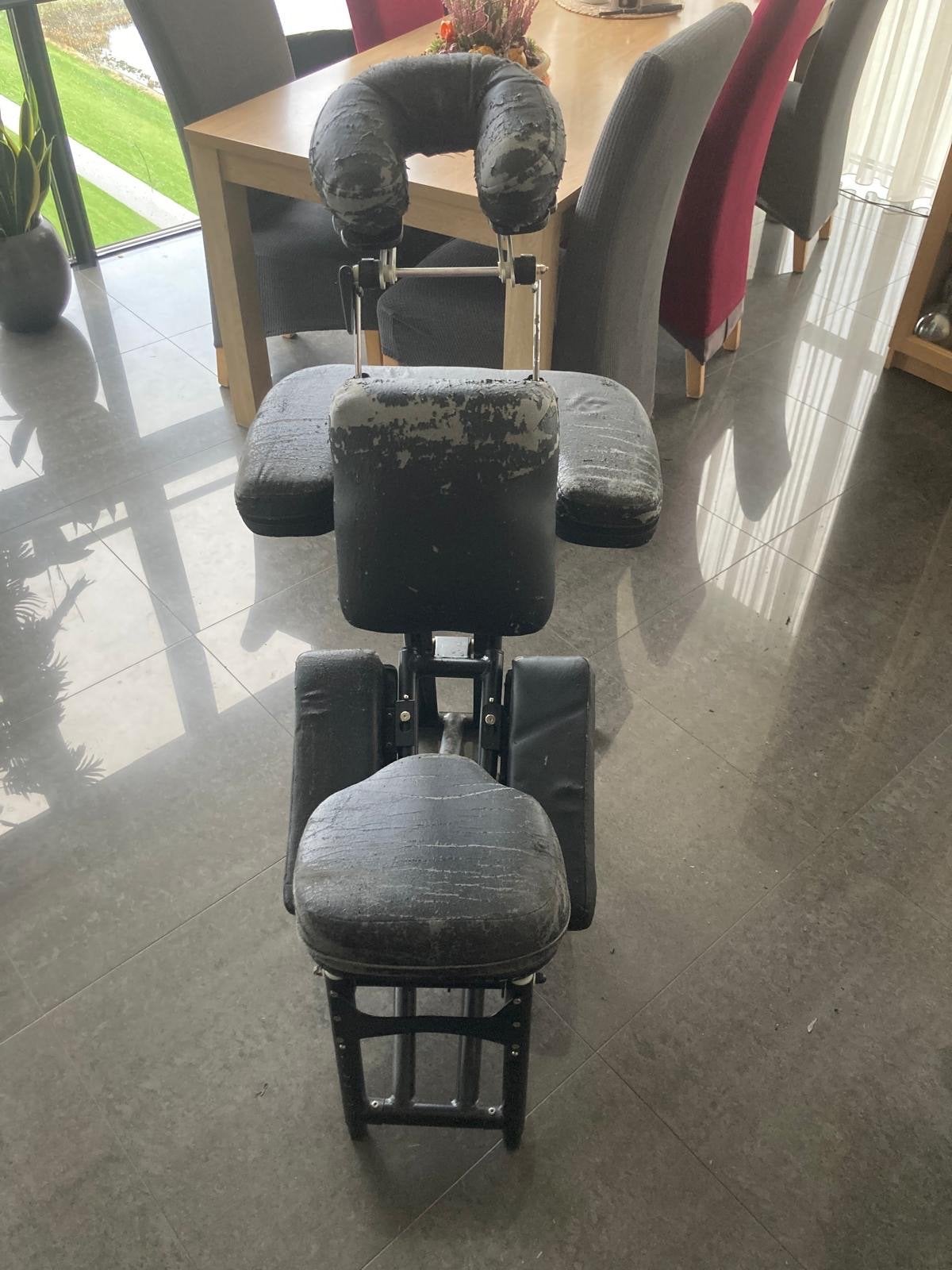 Opvouwbare stoel voor stoel Massage, Sport en Fitness, Massageproducten, Ophalen, Massagestoel of Kussen