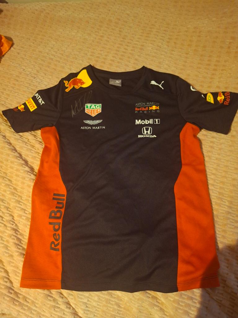 Gesigneerd door Max Verstappen, Ophalen of Verzenden